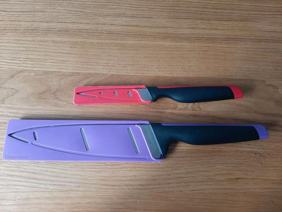 Tupperware Messer Messerset Küchenmesser Kochmessser Chefmesser in Enger