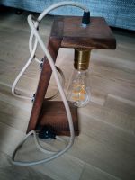 Tischlampe Tischleuchte Holz Industrial Style Retro Vintage Nordrhein-Westfalen - Mönchengladbach Vorschau