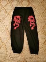 Jogginghose Sweatpants schwarz rot Gr. S Hessen - Linden Vorschau