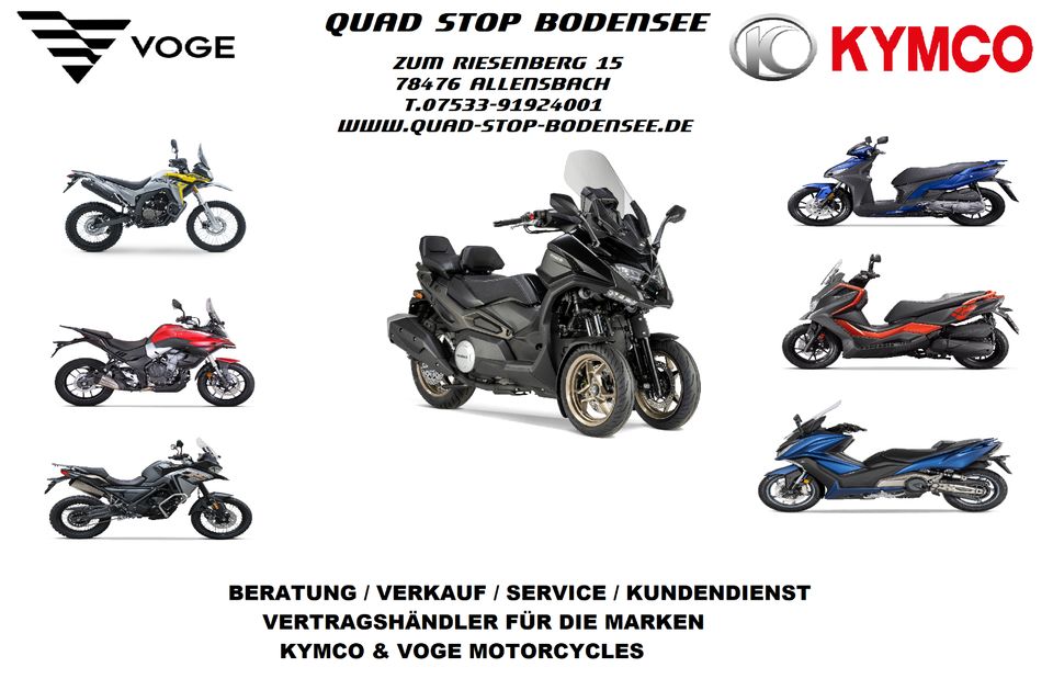 KYMCO New Downtown 350i ABS/TCS Sofort Verfügbar beide Farben in Allensbach