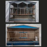 Große alte Antike Vogelkäfige Vogelbauer vogelhaus Dekoration Sachsen - Bernsbach  Vorschau