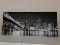 New York Bild Druck 115x50cm Queensborobridge auf Holzrahmen sw Nordrhein-Westfalen - Lippstadt Vorschau