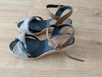 Tom Tailor Schuhe Schnürsandalen Sandalen 37 weiss blau Nordrhein-Westfalen - Düren Vorschau