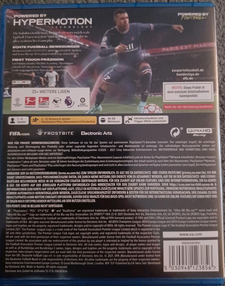 Fifa 2022 PS5 in Celle