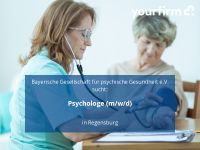Psychologe (m/w/d) | Regensburg Bayern - Regensburg Vorschau
