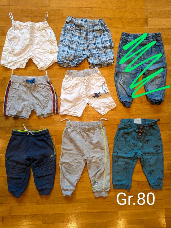 Babysachen Größe 80 Kleiderpaket mit Bodies, Shirts, Hosen.. in Bocholt