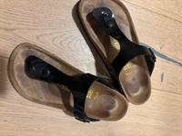 Birkenstock Gizeh 37 schwarz Schleswig-Holstein - Büdelsdorf Vorschau
