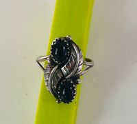 Jugendstil Sterling Silber Schmuck Ring schwarze Steine Bielefeld - Gadderbaum Vorschau