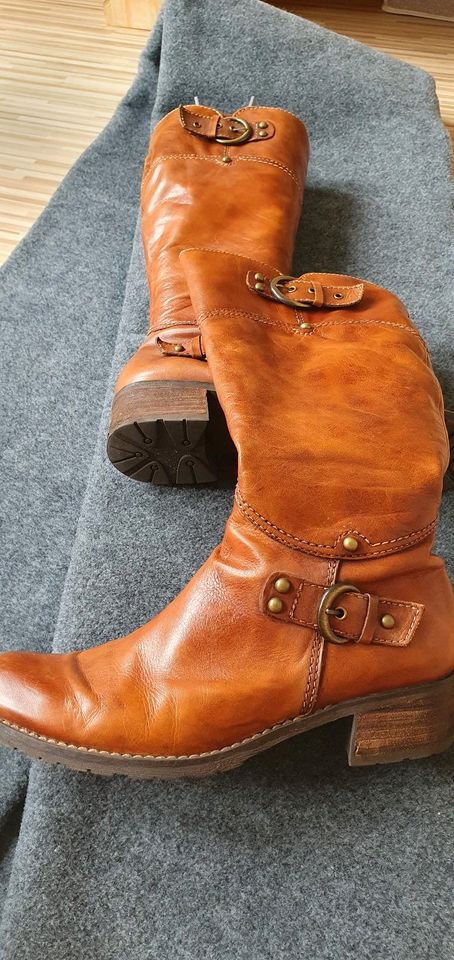 Görtz Leder Stiefel braun Gr 39 in Berlin