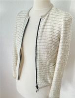 Tweedjacke zara cremeweiss grau beige Jäckchen 34 36 XS S Bayern - Kempten Vorschau