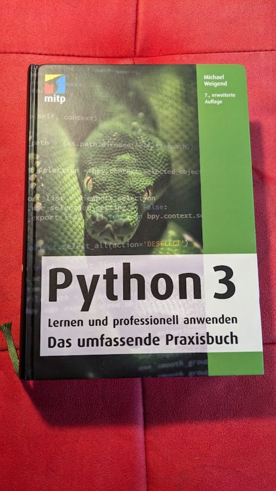 Buch Python 3/Programmiersprache lernen in Berlin