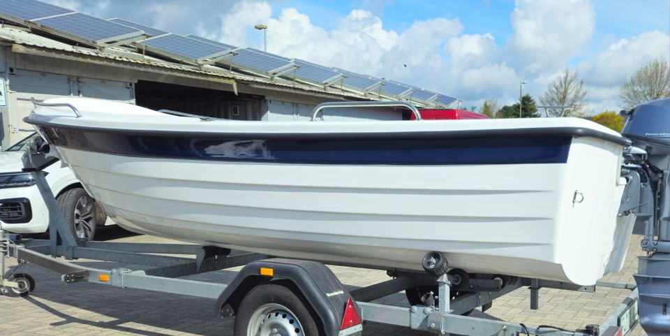 Neu Angelnboot Sport 470 Freizeitboot, Yamaha 15 Ps in Handewitt