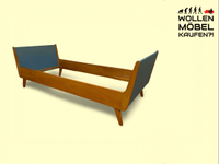WMK Besonders schönes und gut erhaltenes 60erJahre Einzelbett von/für VEB Hellerau für Lattenrost / Matratzen Größe 90x190 # Bett Designerbett Daybed Bed Schlafzimmer Mid-Century Vintage 50er DDR Friedrichshain-Kreuzberg - Friedrichshain Vorschau