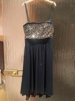 Kleid dunkelblau/Glitzer knielang Rheinland-Pfalz - Laudert Vorschau
