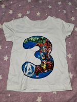 Tshirt Avengers Gr 110/ 116 " Geburtstag 3" Niedersachsen - Wollershausen Vorschau