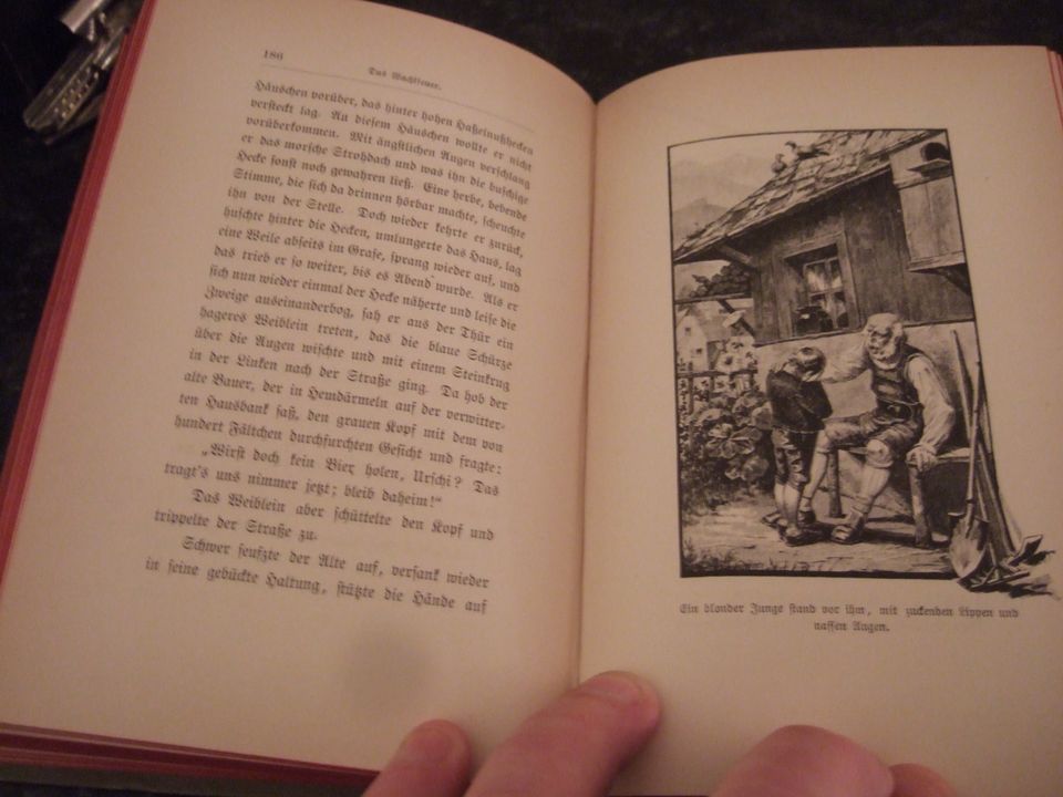 Buch Es war einmal... Moderne Märchen von L.Ganghofer 1892 in Hamburg