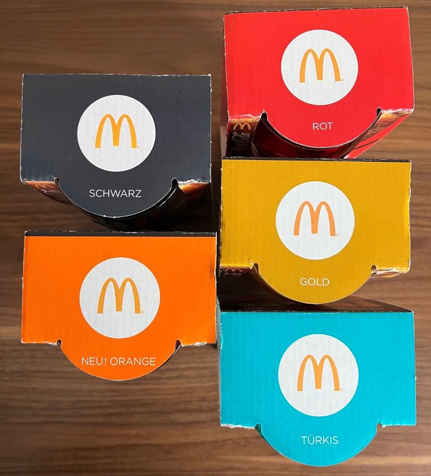 5 McDonald’s Sammelgläser 2018 OVP in Dresden