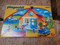 Playmobil 123 Ferienhaus 9527 OVP Haus Familie Pool Boot Auto Colditz - Schönbach Vorschau