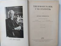 Sommerfeld Theoretische Physik Thermodynamik Statistik München - Au-Haidhausen Vorschau