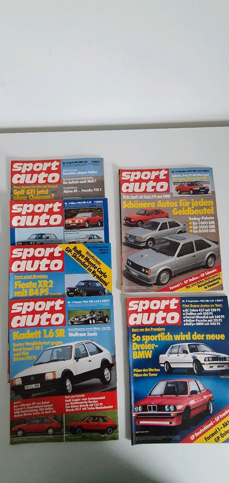 sport auto 1982, 1986, 1988 in Königslutter am Elm