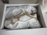 NEU SNEAKERS TURNSCHUHE  GR. 38 WEIß/BEIGE Düsseldorf - Unterbach Vorschau