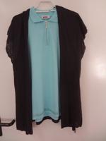 Cardigan  Comma  u.w.  Pullis türkis  + schwarz weiß Shirt Gr XL Nordrhein-Westfalen - Verl Vorschau