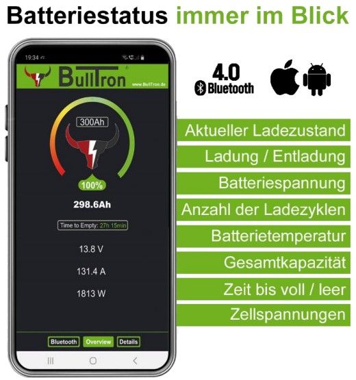 BullTron Polar LiFePO4 12.8V 160Ah Akku mit Smart BMS+Bluetooth in Bayern -  Mindelheim | eBay Kleinanzeigen ist jetzt Kleinanzeigen