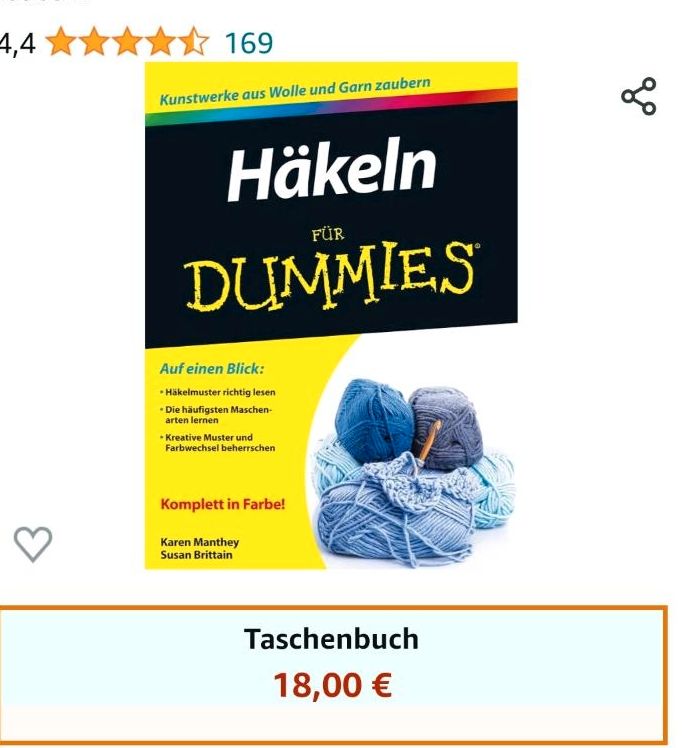 Häkelbücher und Häkelnadeln in Niemetal