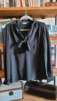 Schwarze Schluppenbluse von miu miu München - Pasing-Obermenzing Vorschau