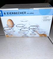 6 Eierbecher + Löffeln aus Glas neu Marke TCM Niedersachsen - Wolfsburg Vorschau