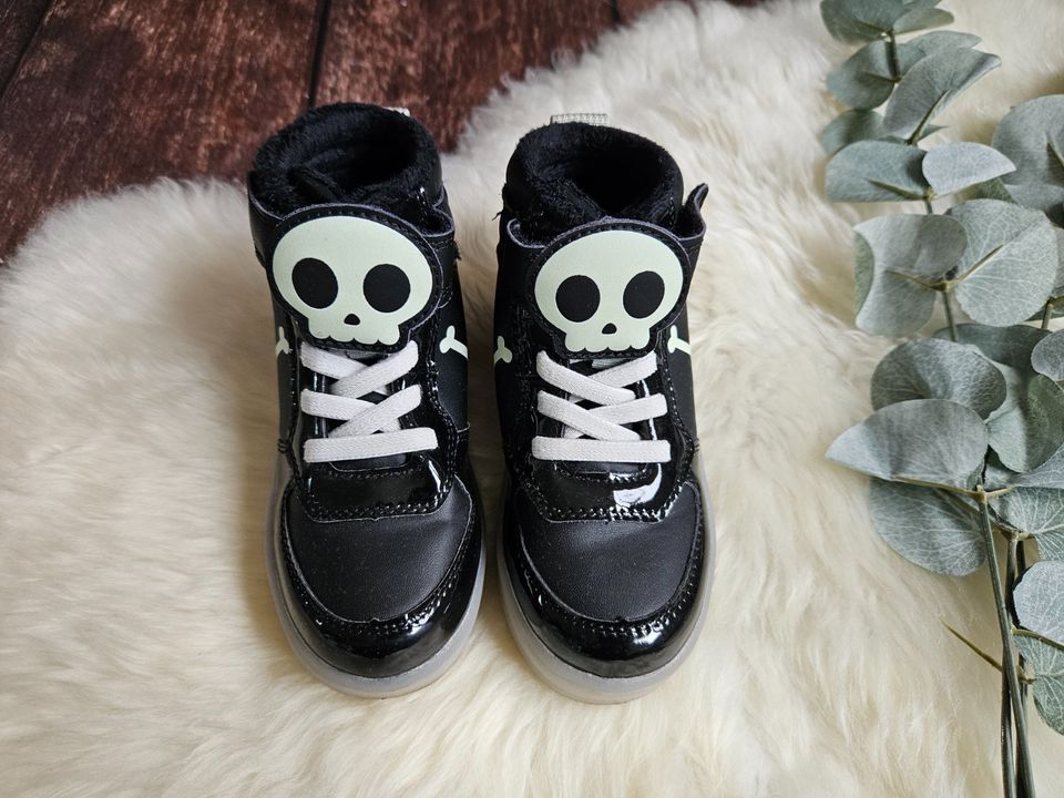 gefütterte Sneaker Schuhe Blinkies Halloween Gr. 26 H&M *neuwerti in Cottbus