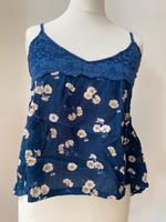 Hollister Top Bluse blau Blumen Bayern - Wolfratshausen Vorschau