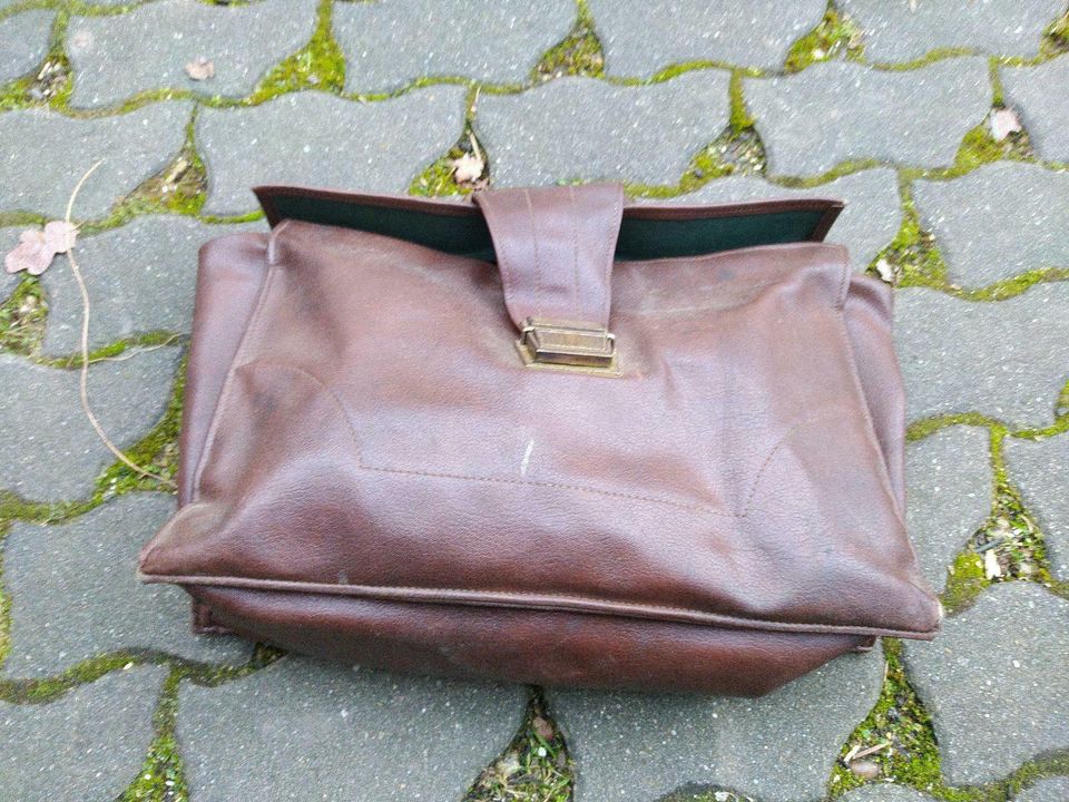 braune Tasche, Arbeitstasche, Vintage DDR VEB Ostalgie in Leipzig