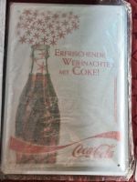 Blechschild Coca Cola Weihnachten Niedersachsen - Duderstadt Vorschau