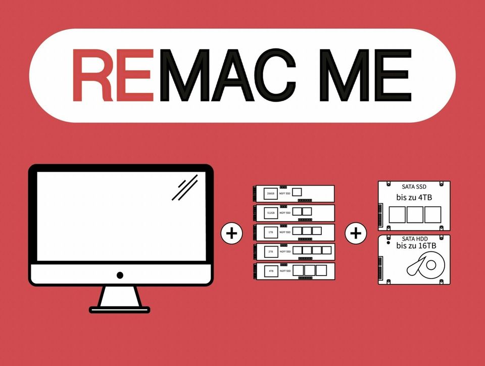 iMac SSD, Arbeitspeicher Aufrüstung, Reinigung  #Festplatte 1 in Wiesloch