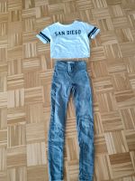 New Yorker H&M Gr 146 152 xxs Jeans 25 32 grau Hemd Shirt Hessen - Eppertshausen Vorschau