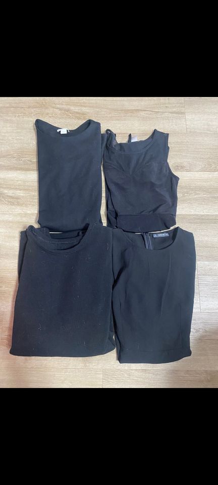 4 Schwarze Kleider Gr. 36 H&M und Shein in Bottrop