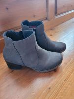 Stiefeletten grau mit Muster Rieker, Damen Schuhe elegant, Gr. 39 Bayern - Wilhermsdorf Vorschau