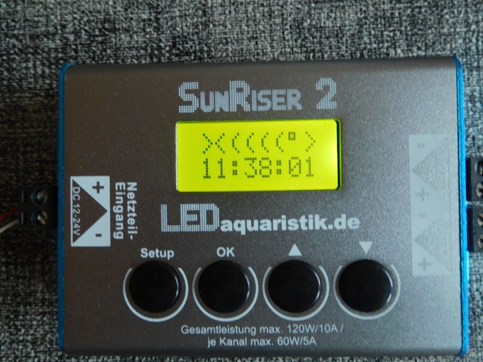 2-Kanal Aquarium Computer von LED-Aquaristik + 12V / 8A Netzteil in Berlin