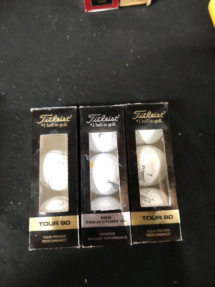 Golfbälle von Titleist Tour 90   8stk     WM Mönsheim damals in Heimsheim