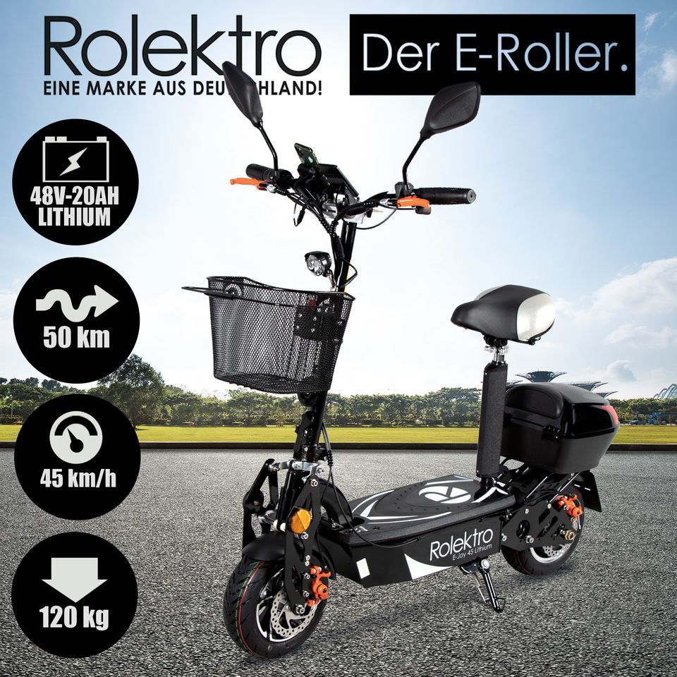 Top Neuware Rolektro E-Joy 45 Lithium, Roller E-Scooter e-Roller in Stockach