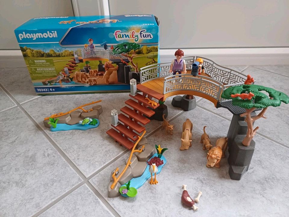 Playmobil family fun Tiere/ Zoo/ Zäune.... in Büdingen