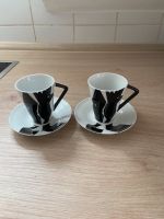 Espressotassen Espresso Kaffee Designer Könitz schwarz weiß Hessen - Kelkheim Vorschau