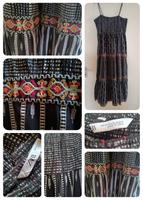 Zara - Cooles Hippie-Boho-Maxi-Sommerkleid bestickt GR.XL München - Moosach Vorschau