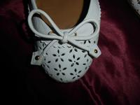 Balerina Schuhe 41 weiß weiss echtes LEDER NP 185 Slipper weiss Wandsbek - Hamburg Farmsen-Berne Vorschau