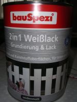 Lackfarbe 2 in 1 Weißlack seidenmatt 2,5 Liter - neu ungeöffnet Hessen - Glashütten Vorschau