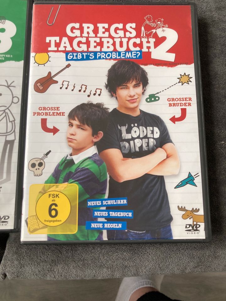 3 DVD‘s Gregs Tagebuch Teil 1, 2 und 3 in Hamburg