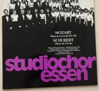 Studiochor Essen mit Werken von Mozart und Schubert (Vinyl-LP) Bayern - Goldkronach Vorschau