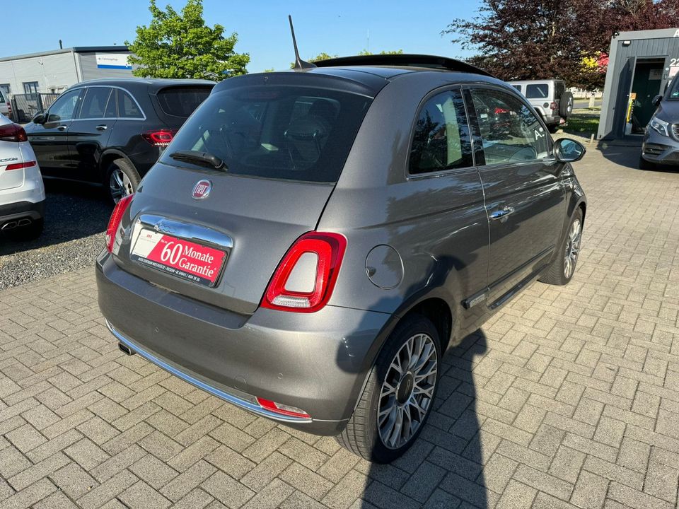 Fiat 500 Lounge Panorama Navi Kimaautomatik VollLeder in Husum