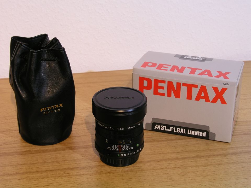 SMC PENTAX FA 31mm F1.8 Limited für Vollformat Top Zustand in Bad Krozingen